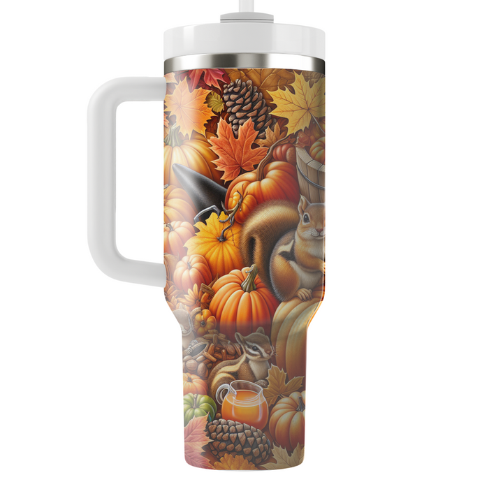 Whimsical Harvest - Thanksgiving  Custom Tumblers