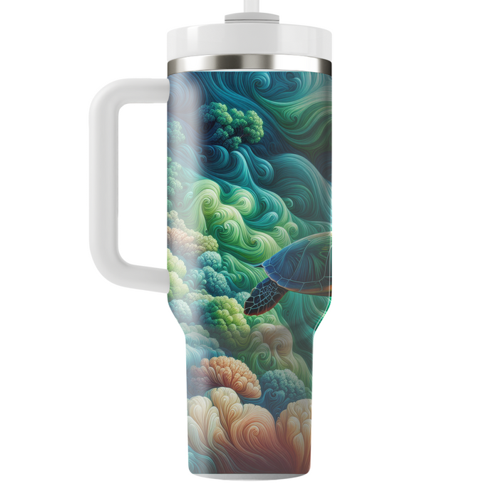 Timeless Turtle Odyssey  Personalized Tumblers