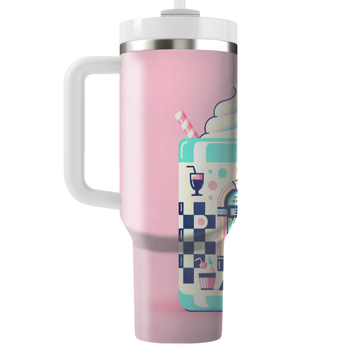 Retro Diner Patterns Mug Custom Tumblers