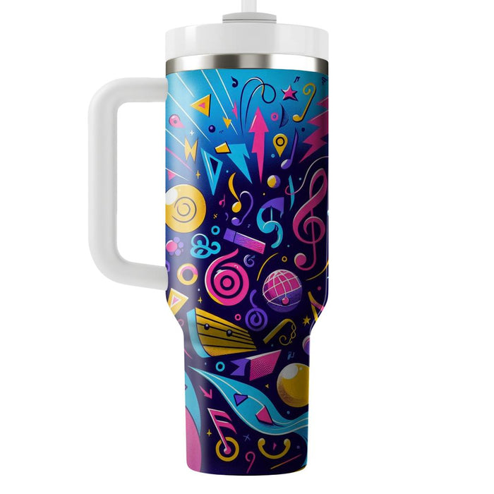 Retro Music Notes  Insulated Tumblers