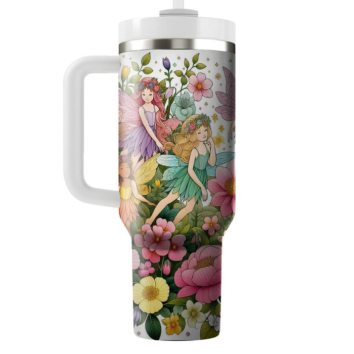 Spring Garden Fairies  Decorative Tumblers