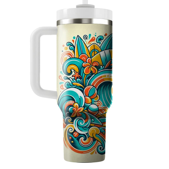 Waves Of Harmony - Surf Festival  Tumblers For Gifts