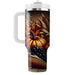 Autumn Harvest Feast Tumblers With Lids