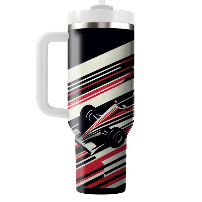 Vintage Racing Stripes  Tumbler Cups