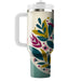 Retro Floral Fusion  Tumblers With Lids