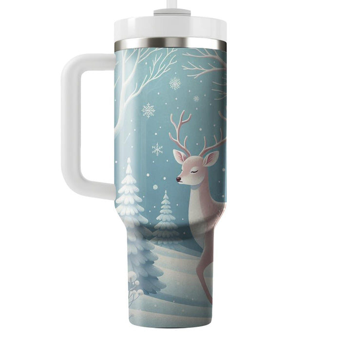 Winter Wonderland Deer  Custom Tumblers