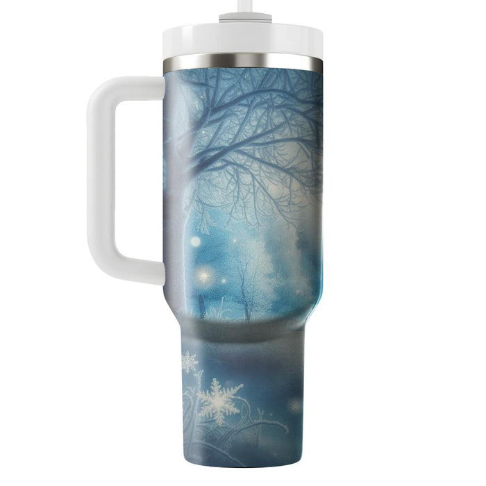 Winter Frosty Whispers  Travel Tumblers