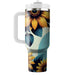 Vivid Sunflower Dreams  Personalized Tumblers