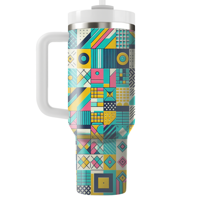 Bright Retro Tiles  Tumblers For Gifts