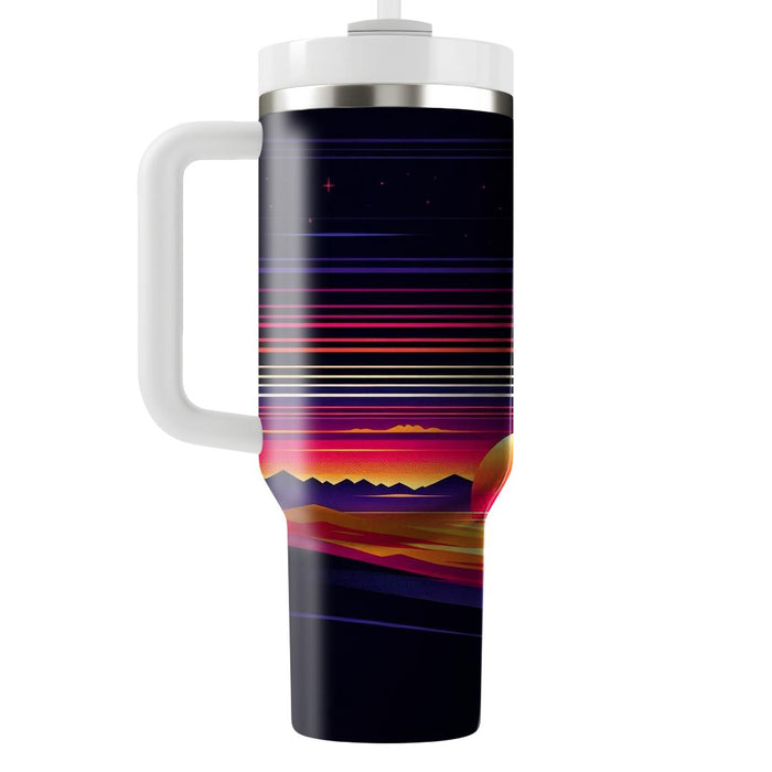 Synthwave Sunset Palette  Insulated Tumblers