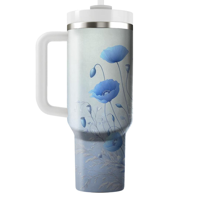 Azure Poppy Dream  Tumbler Cups