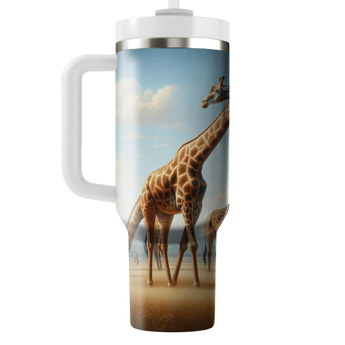 Gentle Giraffe Grace  Decorative Tumblers