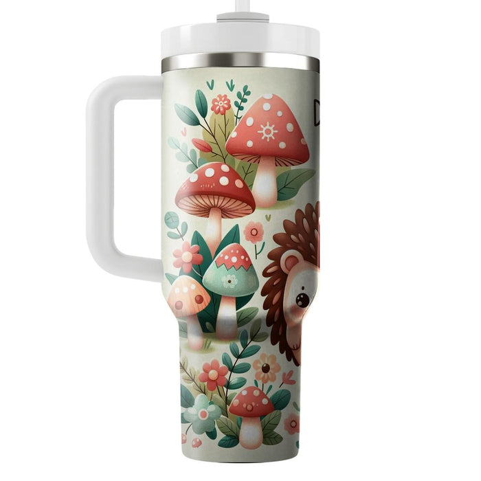 Whimsical Hedgehog Forest  Custom Tumblers