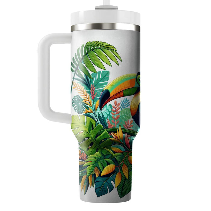 Tropical Toucan Vibes  Tumbler Cups