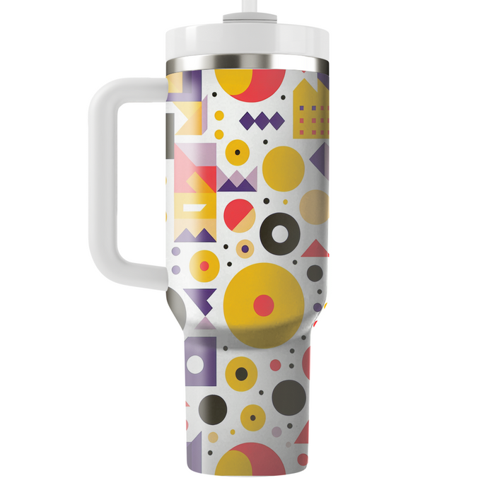 Funky Geometric Dots Custom Tumblers