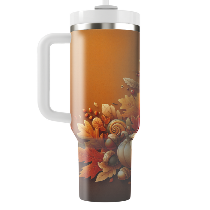 Autumn Harvest Festivity  Tumbler Cups