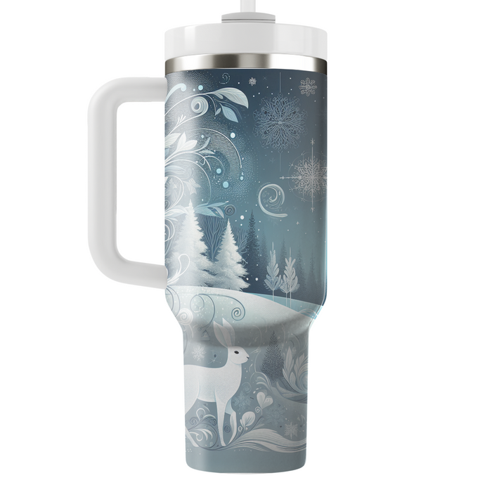 Winter Snowflake Whimsy  Tumbler Cups