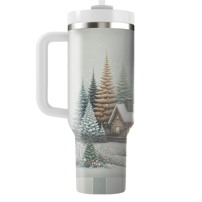 Winter Cozy Cabin Retreat Decorative Tumblers