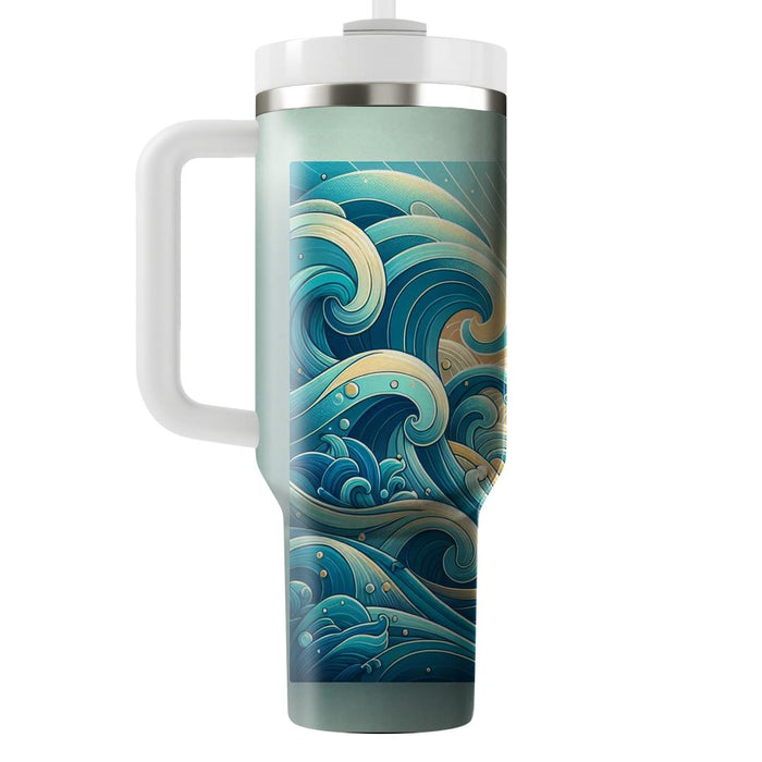 Artistic Wave  Insulated Tumblers