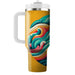 Artistic Waves  Insulated Tumblers