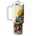 Retro Dot Delight  Personalized Tumblers