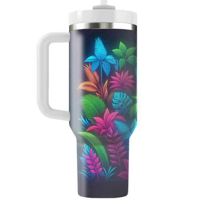 Neon Jungle Vibes  Custom Tumblers