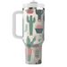 Geometric Cactus Pattern  Decorative Tumblers