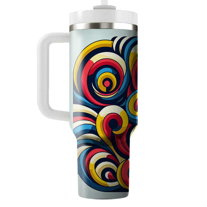 Artistic Spiral Dance  Travel Tumblers