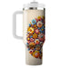 Whimsical Floral Dreamland  Tumblers With Lids