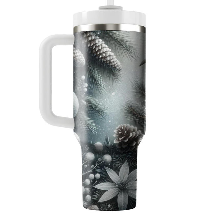 Winter Pine Cone Elegance  Tumbler Cups