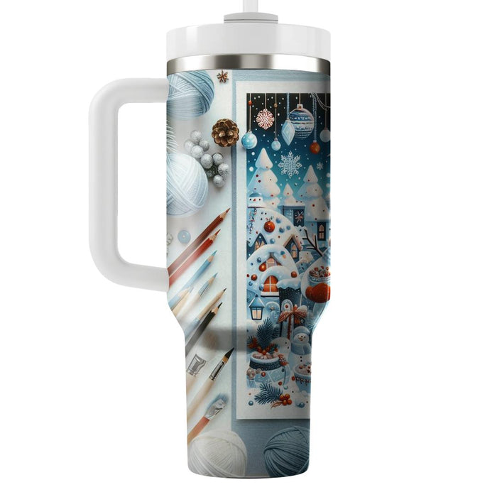 Winter Frosty Cheer  Travel Tumblers