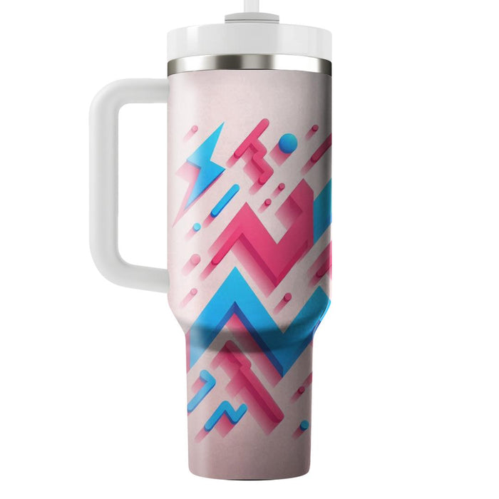 Zigzag Line Fusion  Tumblers For Gifts