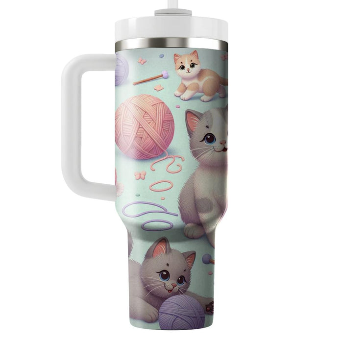 Whimsical Kittens  Custom Tumblers