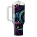 Sophisticated Abstract Swirl Pattern  Decorative Tumblers