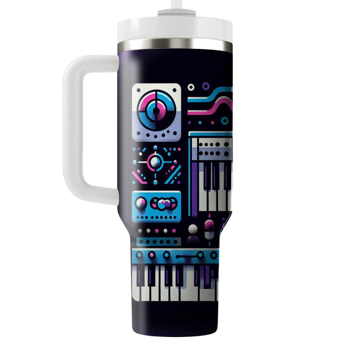 Analog Synth Symphony  Unique Tumblers