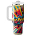 Groovy Music Waves  Decorative Tumblers