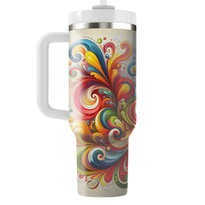 Wondrous Whirl - A Spirited Festival  Travel Tumblers