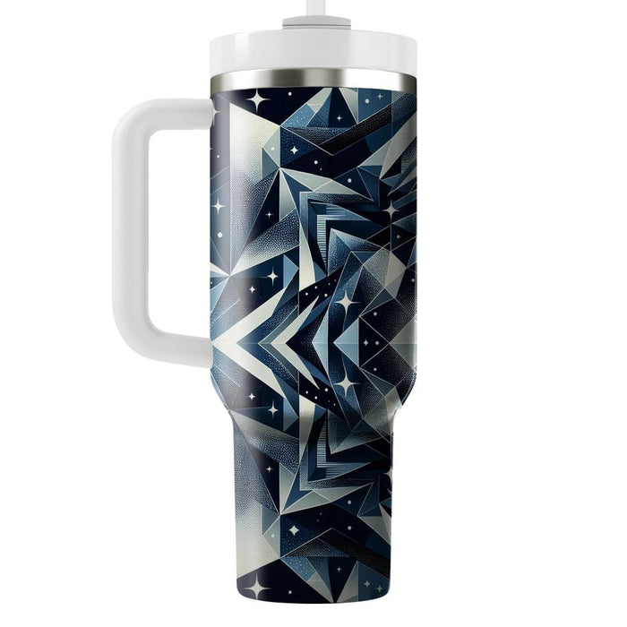 Starry Night Triangles  Tumblers With Lids