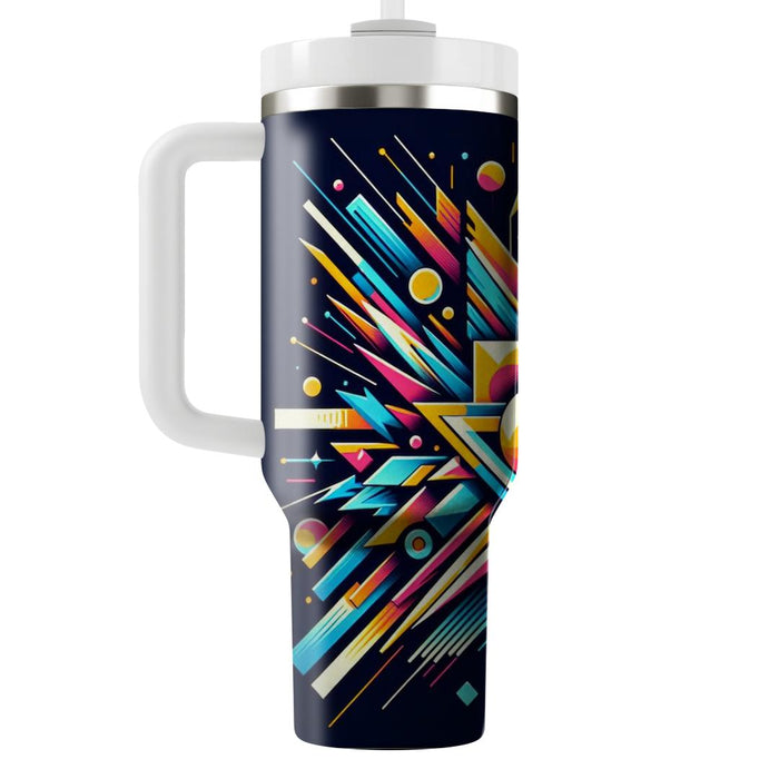 Geometric Neon Explosion  Tumblers For Gifts