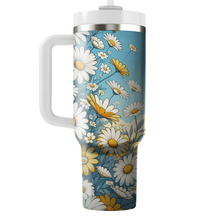 Whimsical Daisy Delight  Unique Tumblers