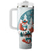 Whimsical Winter Animals  Tumblers With Lids