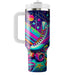 Futuristic Retro Roller Skates  Personalized Tumblers