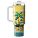 Whimsical Beach Scene  Tumblers With Lids