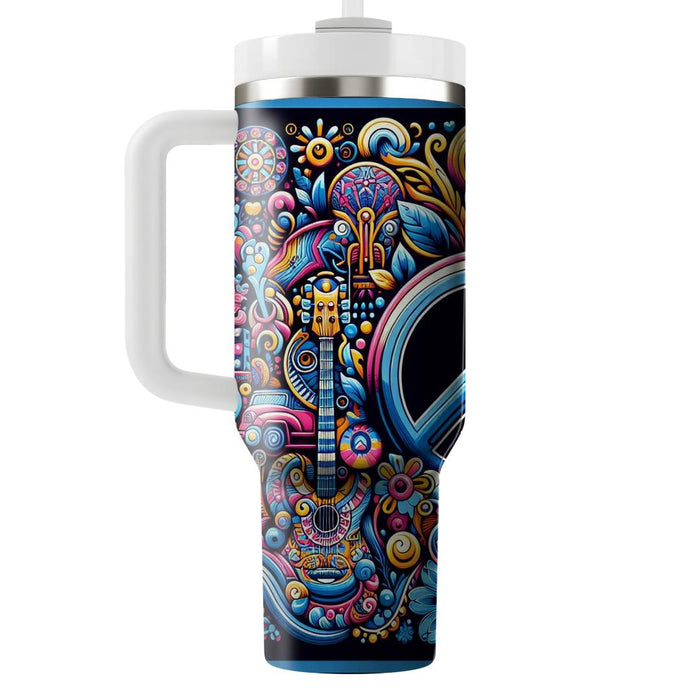 Woodstock Peace  Travel Tumblers