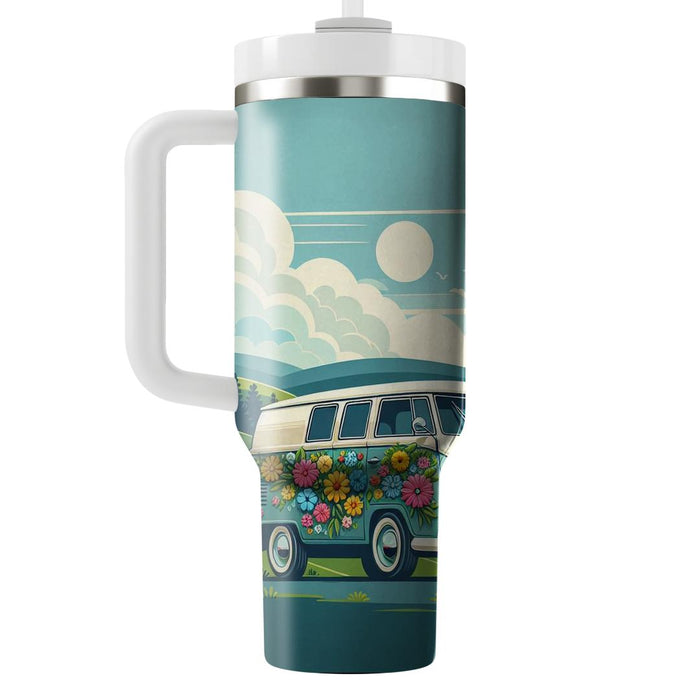 Hippie Van Adventure  Decorative Tumblers