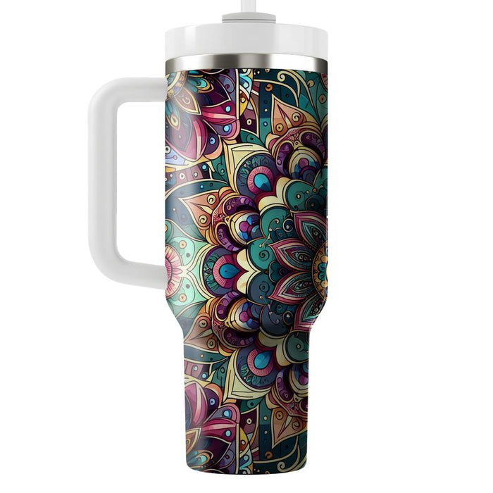 Vibrant Mandala Fusion  Decorative Tumblers