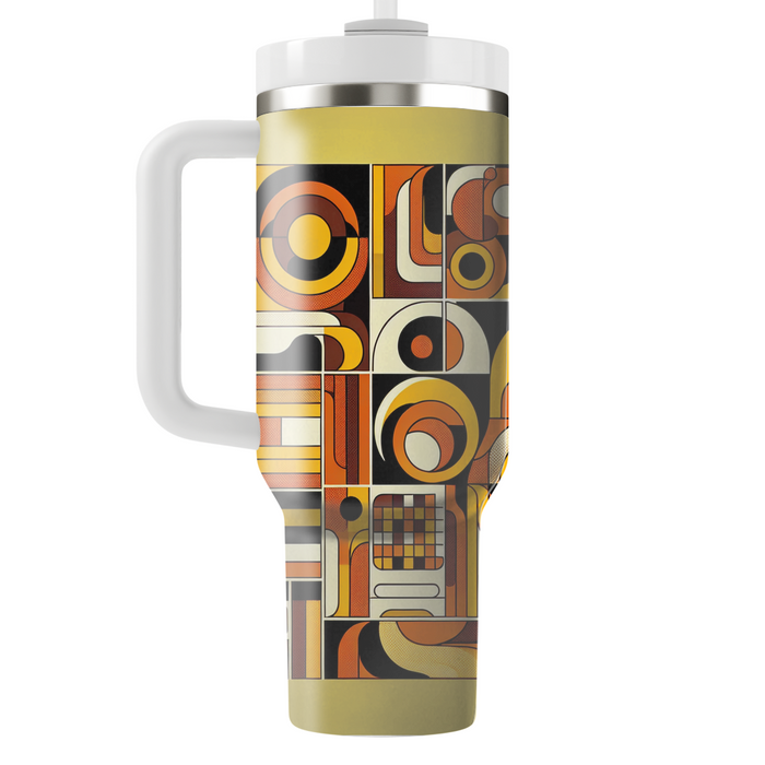 Geometric Retro Patterns  Custom Tumblers