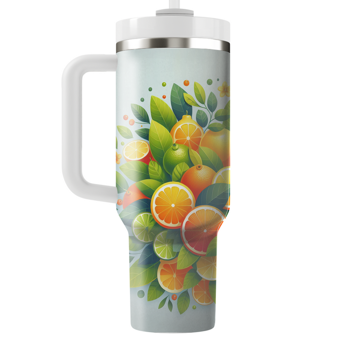 Vibrant Citrus Garden  Custom Tumblers