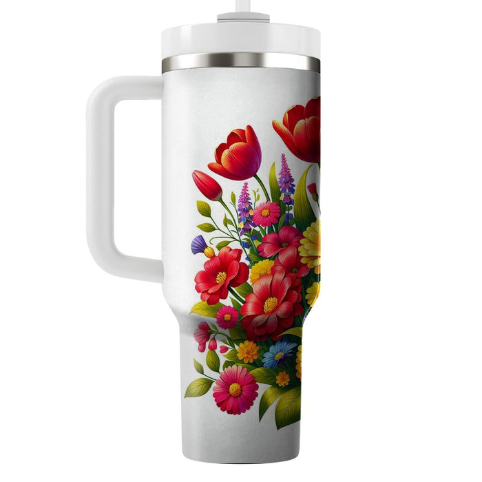 Floral Delight  Insulated Tumblers