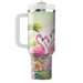 Vibrant Flamingo Fiesta  Personalized Tumblers